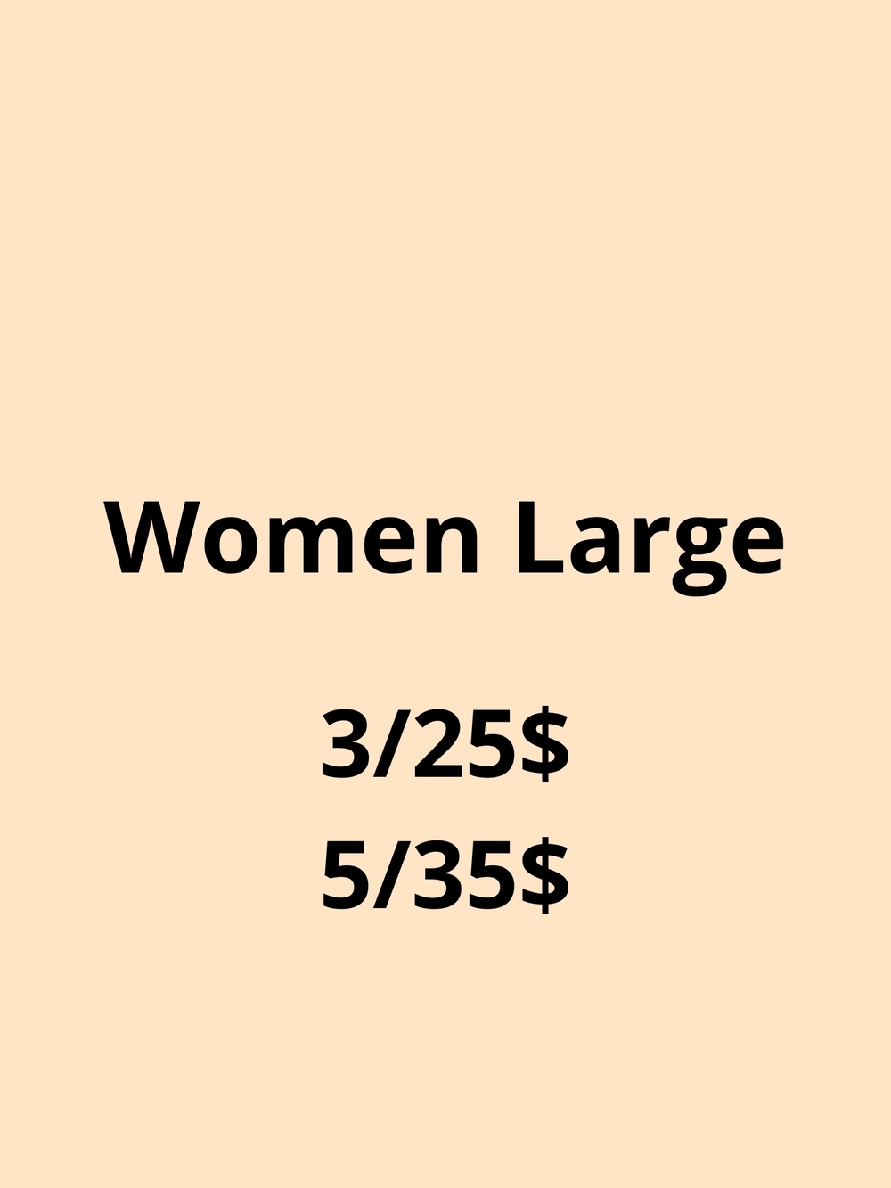 Women Large